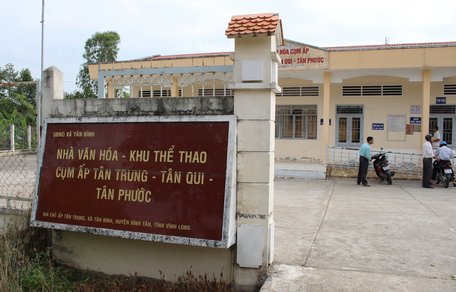 Các cơ sở vật chất văn hóa của xã Tân Bình đã xuống cấp, cần được quan tâm nâng cấp.