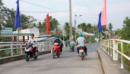 Cơ sở hạ tầng xã Phú Đức được đầu tư ngày càng đồng bộ hơn.