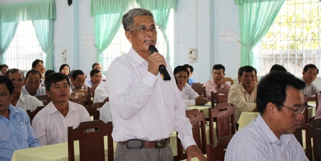 Cử tri xã Bình Phước gửi gắm nhiều kiến nghị liên quan đến đầu tư phát triển hạ tầng, xây dựng nông thôn mới.