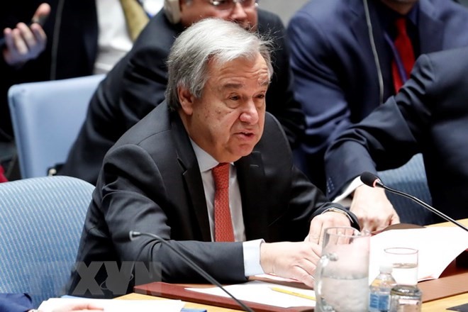 Tổng Thư ký Liên hợp quốc Antonio Guterres. (Nguồn: THX/TTXVN)