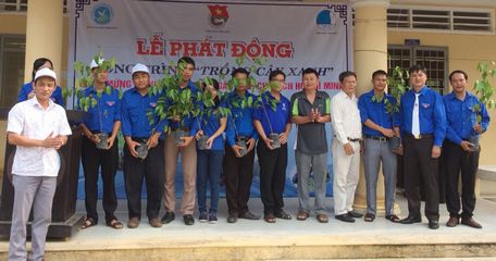  Buổi lễ đã phát động ĐVTN tích cực trồng cây xanh bảo vệ môi trường