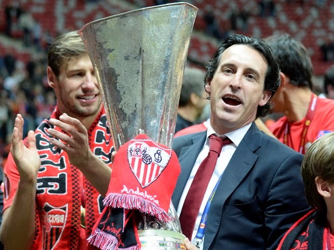 Unai Emery từng 3 lần vô địch Europa League cùng Sevilla. (Nguồn: Getty Images)