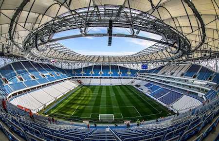  Các cổ động viên Anh thì chắc chắn sẽ đặc biệt chú ý tới sân Volgograd Arena vì đây sẽ là nơi diễn ra cuộc đối đầu giữa Tam sư và Tusinia.