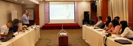 Buổi tập huấn giúp phóng viên nâng cao kỹ năng trong xử lý thông tin về vấn đề môi trường.