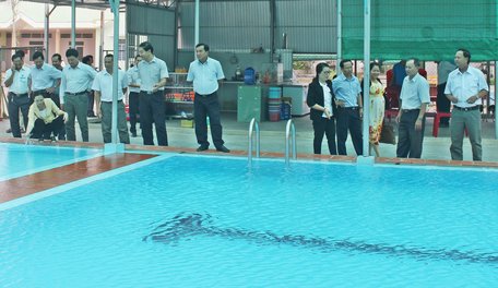 TT.VHTT xã Hựu Thành là một trong những nơi làm khá tốt công tác xã hội hóa.
