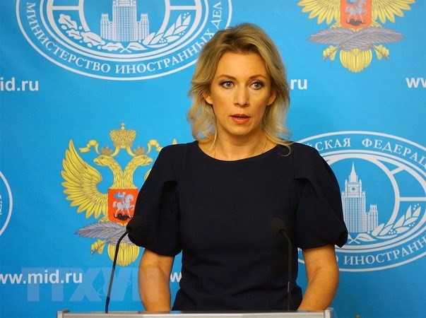 Người phát ngôn Bộ Ngoại giao Nga Maria Zakharova. (Ảnh: AFP/TTXVN)