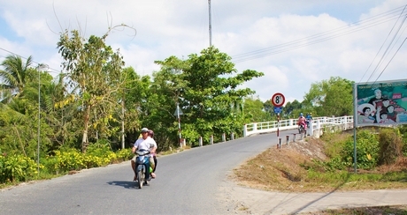 Nông thôn xã Tân An Hội ngày càng khởi sắc.