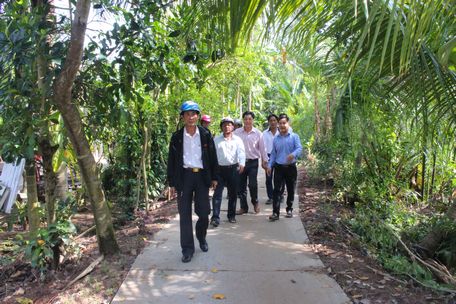 Công trình do các học viên xây dựng phục vụ đời sống nhân dân, góp phần xây dựng nông thôn mới.