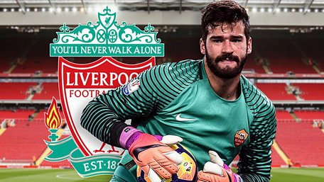 Liverpool đã chấp nhận chi tới 67 triệu bảng ðể chiêu mộ thủ thành Alisson.