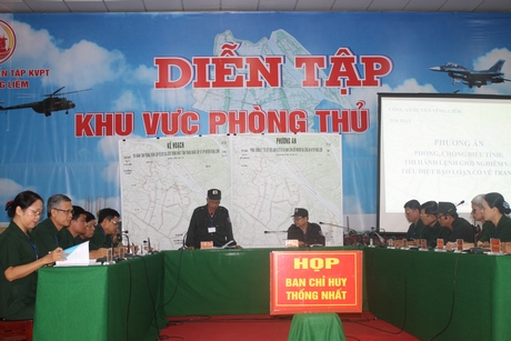 Diễn tập các tình huống vận hành cơ chế.