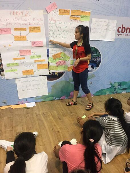 Trẻ em Vĩnh Long tham gia Diễn đàn trẻ em toàn quốc với chủ đề “Trẻ em với vấn đề phòng, chống bạo lực xâm hại trẻ em”.