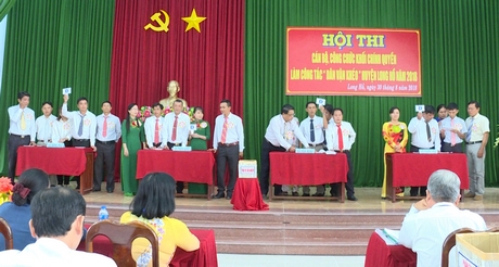 Hội thi diễn ra sôi nổi