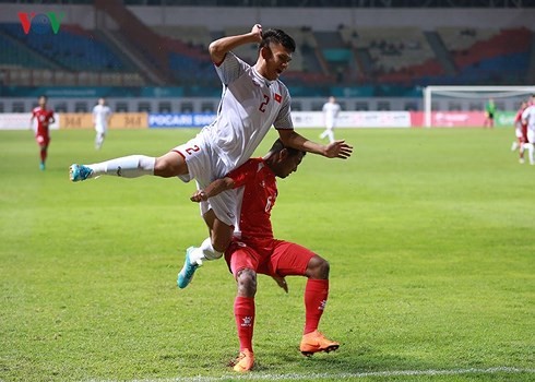 Phạm Xuân Mạnh có nguy cơ lỗi hẹn AFF Cup 2018. (Ảnh: Ngọc Duy)