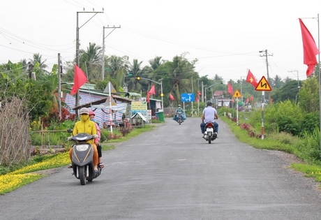 Qua phong trào nông dân thi đua xây dựng nông thôn mới đã góp phần làm thay đổi bộ mặt nông thôn.