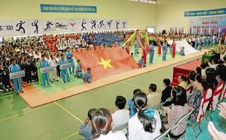 Lễ khai mạc Đại hội TDTT tỉnh Vĩnh Long lần thứ 8- 2018.
