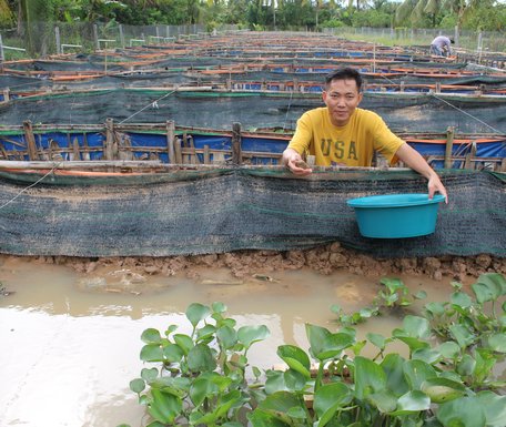 Anh Tân là một trong những điển hình nông dân không ngừng nỗ lực vươn lên và quyết tâm làm giàu trên đất quê.