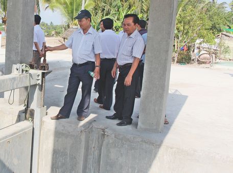 Đoàn làm việc tại Sở Nông nghiệp và PTNT tỉnh.