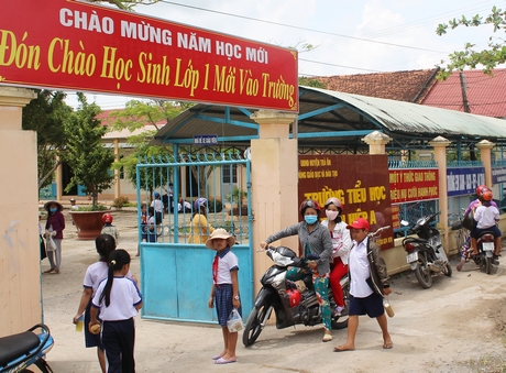 Trẻ em xã Xuân Hiệp được học tập trong ngôi trường đạt chuẩn quốc gia.