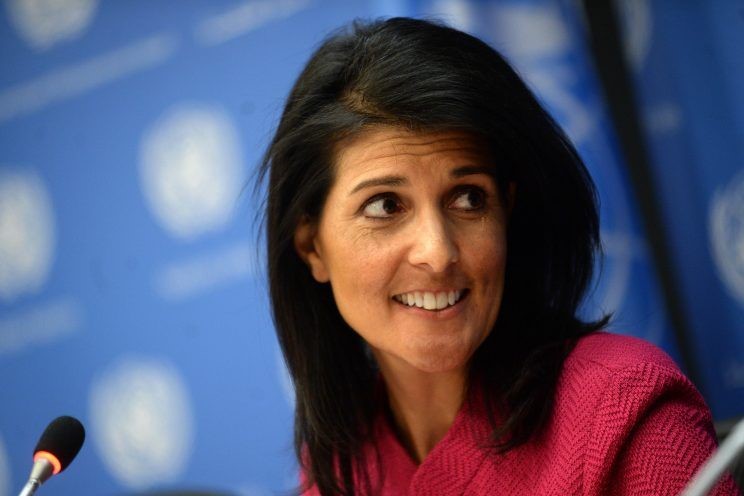 Đại sứ Mỹ tại LHQ Nikki Haley. Ảnh: Time