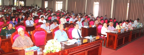 Hội thảo được sự tham gia, hưởng ứng nhiệt tình của các đồng chí lãnh đạo, của các cơ quan, ban ngành, các nhà khoa học, nhà nghiên cứu ở nhiều địa phương trong cả nước
