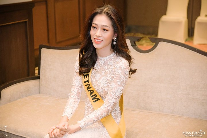 Mới đây, Á hậu Phương Nga đã có 1 hành động cực kỳ thiện chí tại Miss Grand International 2018.