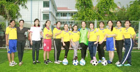 Đội Phường 9/Tân Ngãi/Trường An đang tập huấn chuẩn bị cho việc bảo vệ ngôi “vương” của mình.