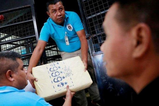 14 triệu viên methamphetamine đã bị thu giữ ở Ayutthaya - Thái Lan hồi tháng 8 năm nay Ảnh: REUTERS