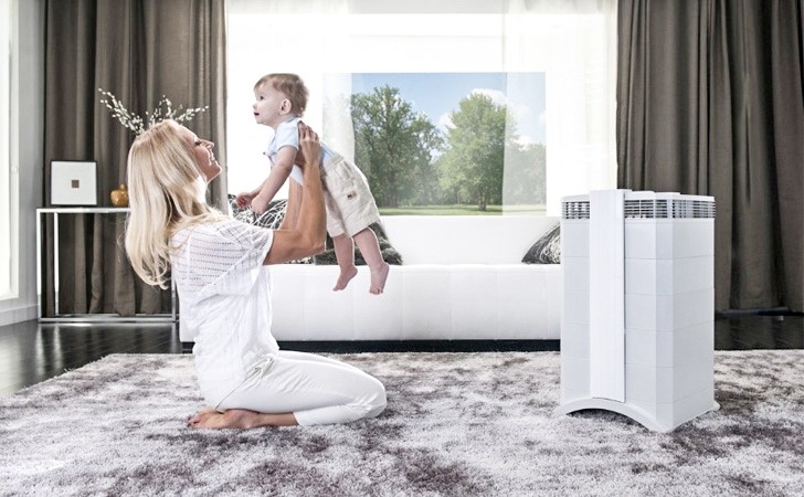 Hầu hết máy lọc không khí trang bị công nghệ HEPA đều lọc được mạt bụi, nấm mốc và các hóa chất có hại cho sức khỏe. Ảnh: IQAir