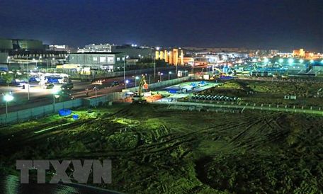 Một góc nhà máy của Công ty TNHH Samsung Electronics Việt Nam Thái Nguyên. (Ảnh minh họa: Ngọc Hà/TTXVN)
