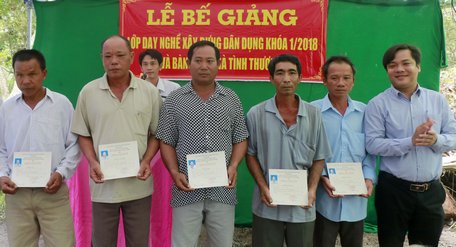  100% học viên của khóa học đủ điều kiện được cấp chứng chỉ sơ cấp nghề xây dựng dân dụng.