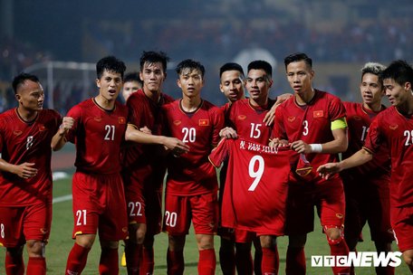  Đội tuyển Việt Nam vào bán kết với tư cách là đội đứng đầu bảng A. (Ảnh: Duy Thành)