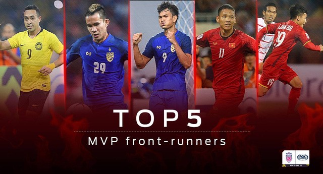 Việt Nam có 2 gương mặt trong Top 5 cầu thủ nổi bật vòng bảng AFF Cup 2018