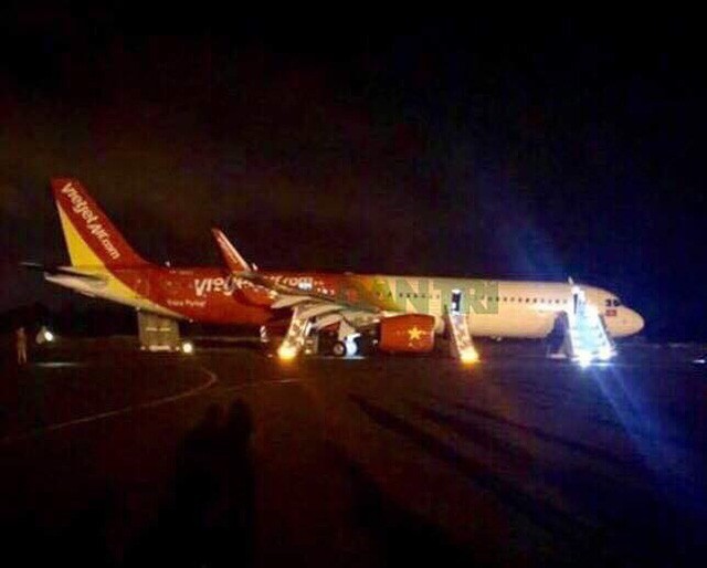 Máy bay của Vietjet gặp sự cố tối 29/11