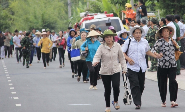 Bên cạnh lực lượng quân sự, trong diễn tập KVPT, lực lượng công an đã tham gia thực hành một số tình huống liên quan đến giải tán biểu tình, bạo loạn, giải thoát con tin,... góp phần giữ vững an ninh chính trị, trật tự an toàn xã hội.