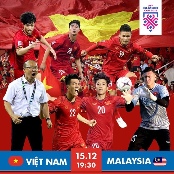Thầy trò Park Hang-seo tự tin tiến vào trận đấu  quyết định ngôi vương AFF Cup. Infographic: HỮU VI