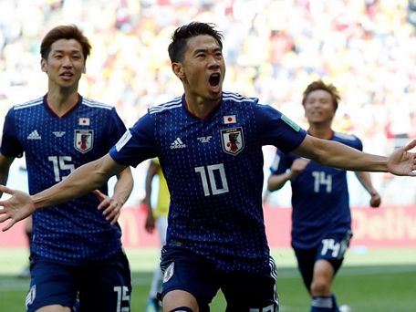 Kagawa (số 10) không có tên trong danh sách dự Asian Cup 2019. (Nguồn: Getty Images)