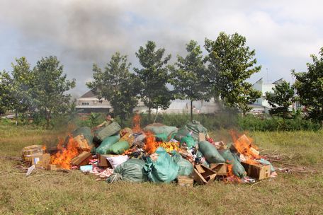 Đây là số hàng hóa tịch thu từ 2016 đến nay.