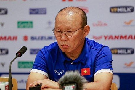  HLV Park Hang-seo cho biết Việt Nam cần giành được 4 điểm tại vòng bảng Asian Cup 2019 mới có cơ hội vượt qua vòng bảng. Ảnh: Đ.H