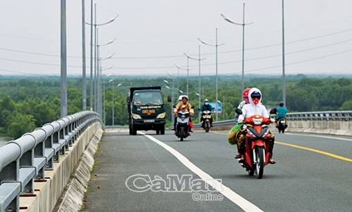 Đường Hồ Chí Minh đã được nối liền đến Mũi Cà Mau.