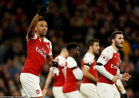 Arsenal thắng hủy diệt trong ngày đầu năm 2019. (Nguồn: Reuters)