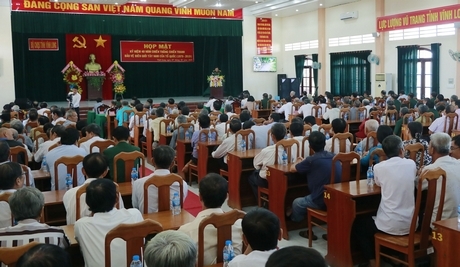 Buổi họp mặt kỷ niệm do Bộ Chỉ huy Quân sự tỉnh tổ chức vào sáng 7/1/2019.