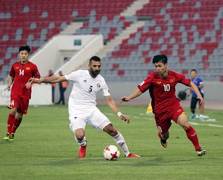  ĐT Jordan và Việt Nam từng gặp nhau tại vòng loại Asian Cup 2019.