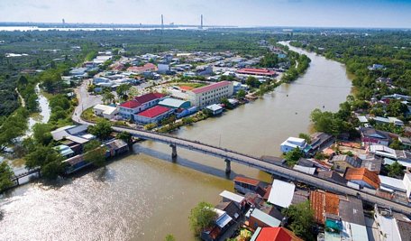 Vẻ đẹp đô thị miền sông nước. Ảnh: Vinh Hiển