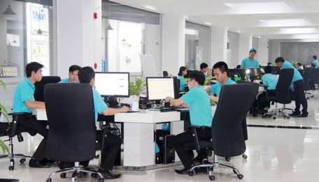 Môi trường làm việc thân thiện, giúp người trẻ sáng tạo.