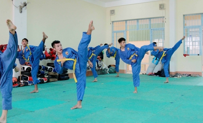 Đội Vovinam đặc mục tiêu 8- 10 HC trong năm Kỷ Hợi này.