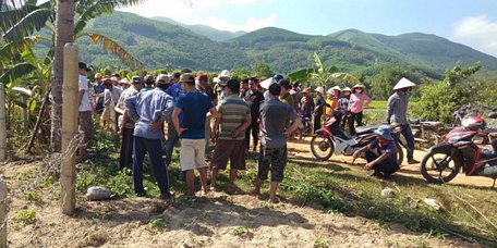 Hiện trường vụ tai nạn điện khiến vợ chồng ông Đ. tử vong