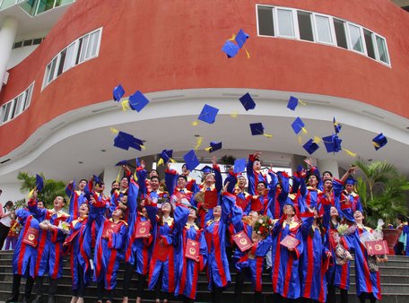 Tỷ lệ sinh viên ra trường có việc làm cao là một trong những điểm nổi bật của trường.