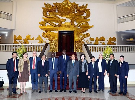 Thủ tướng Nguyễn Xuân Phúc tiếp ông Makhtar Diop, Phó Chủ tịch Ngân hàng Thế giới (WB)