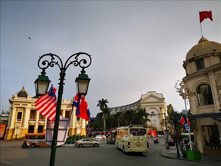 Hà Nôi, một thành phố yêu chuộng hòa bình, thân thiện, có nền văn hiến lâu đời, nhiều tiềm năng để hợp tác phát triển. Ảnh: TTXVN