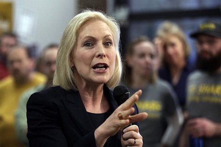 Thượng nghị sĩ đảng Dân chủ đại diện cho bang New York Kirsten Gillibrand. Ảnh: AP